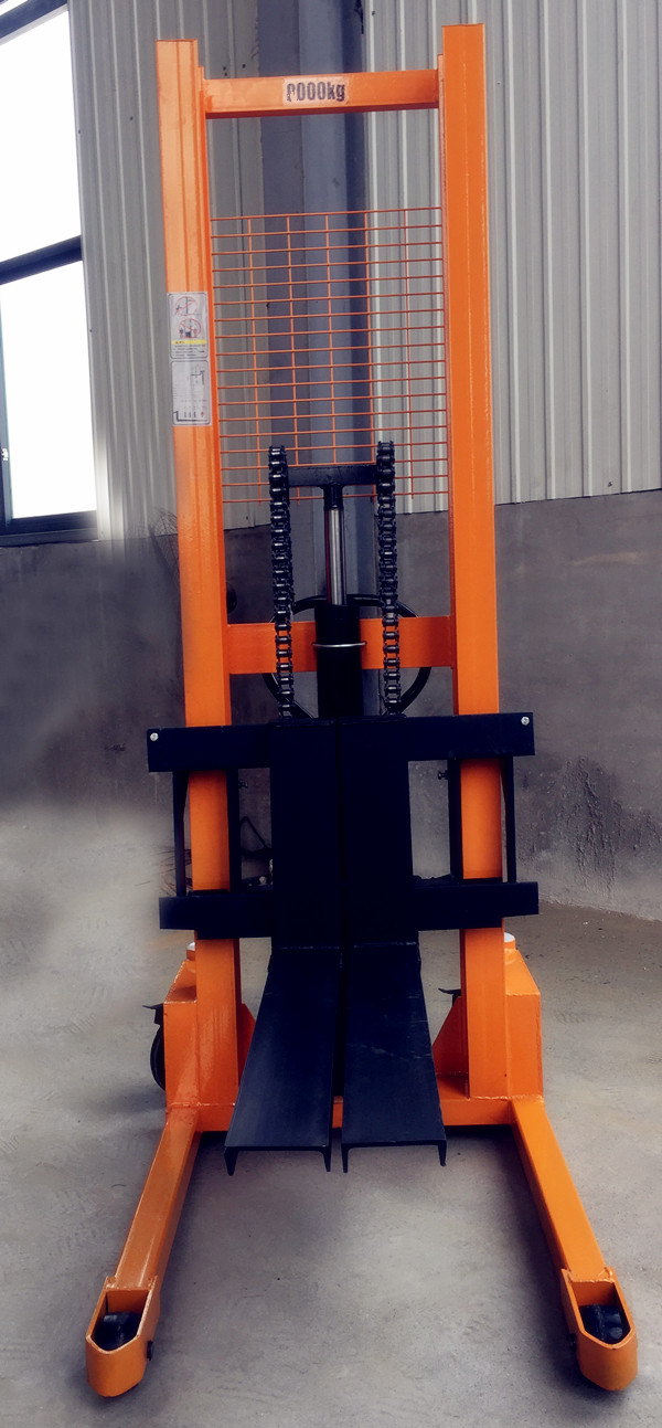 多功能1吨手动液压搬运车(加重加厚型)，厂家供应-168飞艇开奖官网开奖记录查询结果-石材夹具_小型搅拌机_手动叉车_液压堆高车