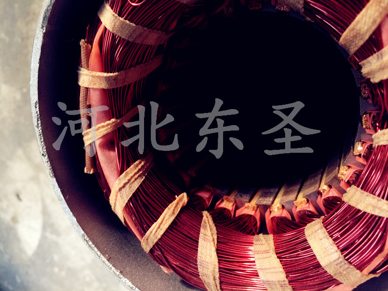 纯铜线###电机内部铜线特写