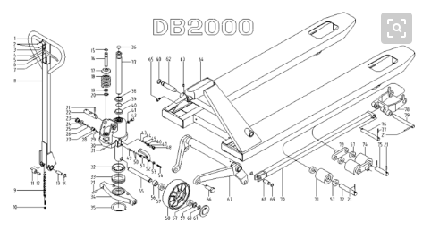 手动叉车结构示意图--168飞艇开奖官网开奖记录查询结果--手动叉车