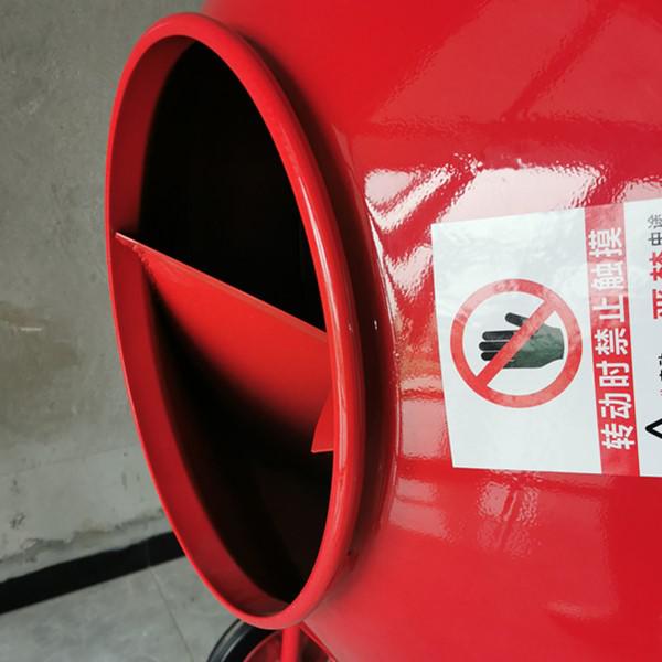 小型水泥搅拌机水泥砂浆出料，能不能倒干净?