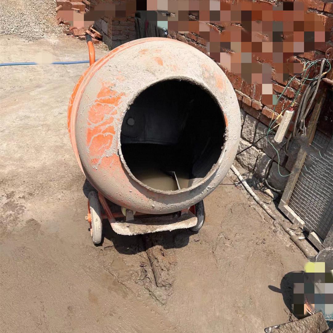 购买了加厚600升4KW小型家用水泥混凝土砂浆电动搅拌机